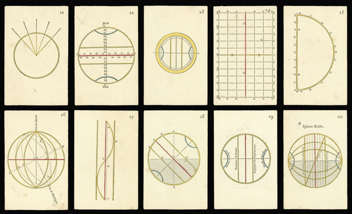 PÂRIS (Louis-Michel) Cartes elementaires d'astronomie et de Geographie, par M. l'Abbé.