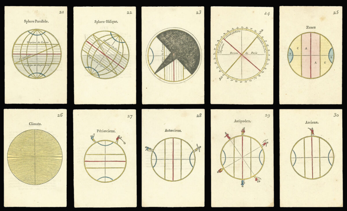 PÂRIS (Louis-Michel) Cartes elementaires d'astronomie et de Geographie, par M. l'Abbé.