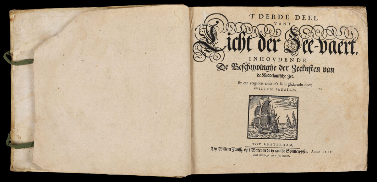 BLAEU, Willem 'T Derde deel van 't Licht der zee-vaert, inhoudende de beschryvinghe der zeecusten van de Middelandtsche Zee,