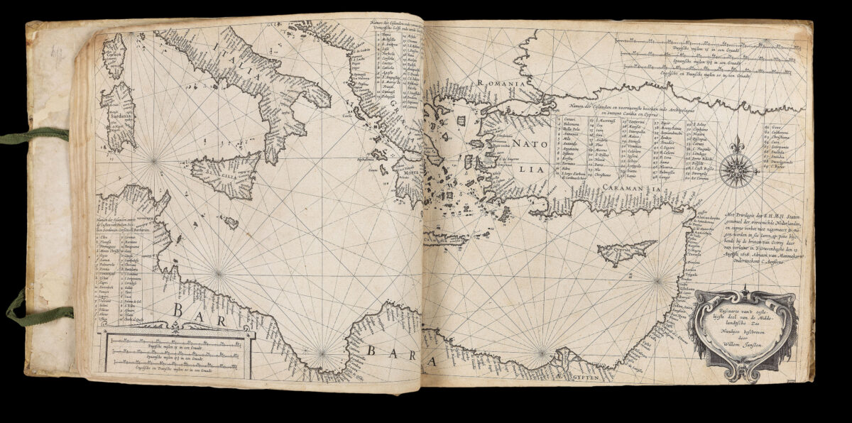 BLAEU, Willem 'T Derde deel van 't Licht der zee-vaert, inhoudende de beschryvinghe der zeecusten van de Middelandtsche Zee,