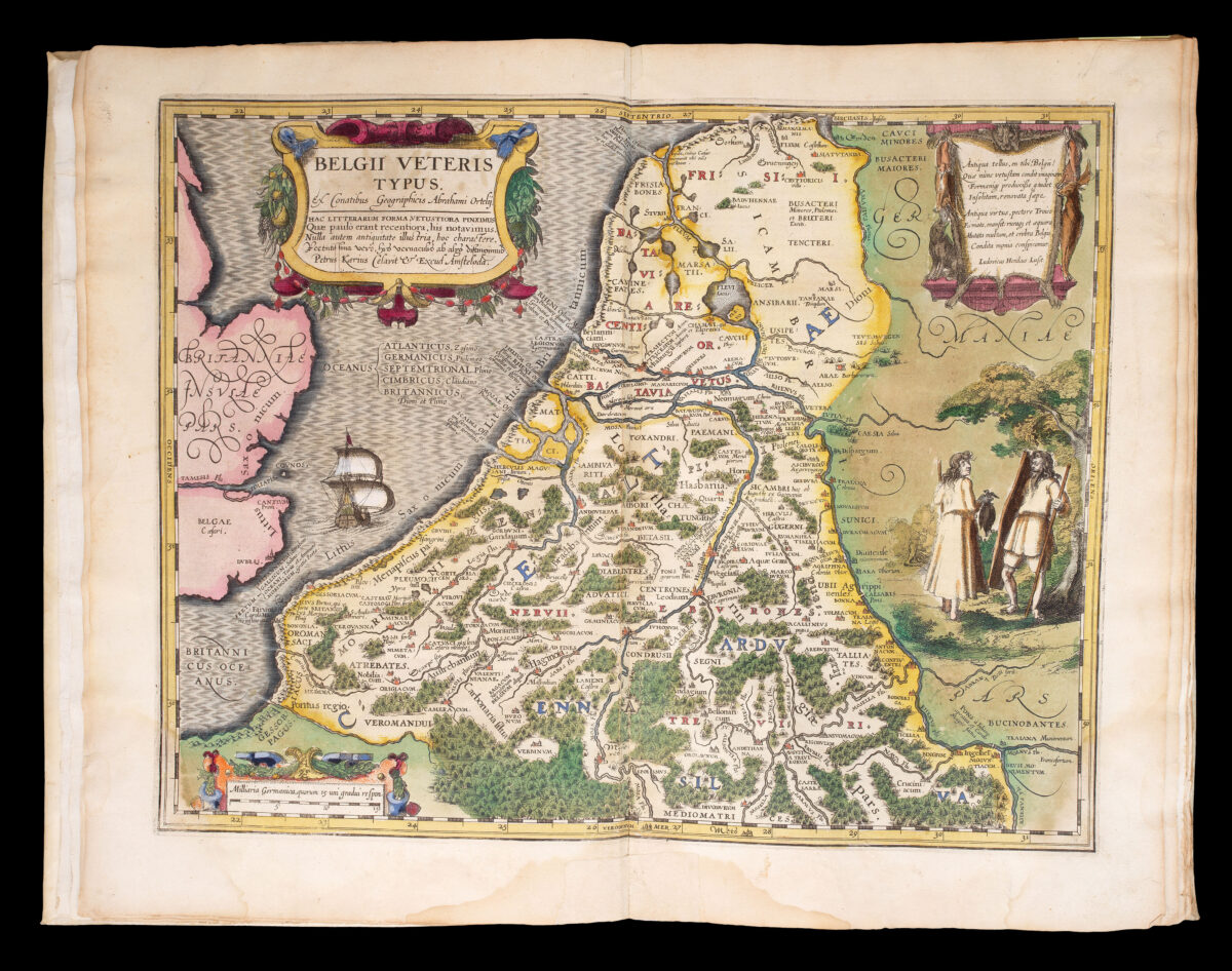 KAERIUS, Petrus [Pieter van den Keere] and Petrus MONTANUS. Germania Inferior