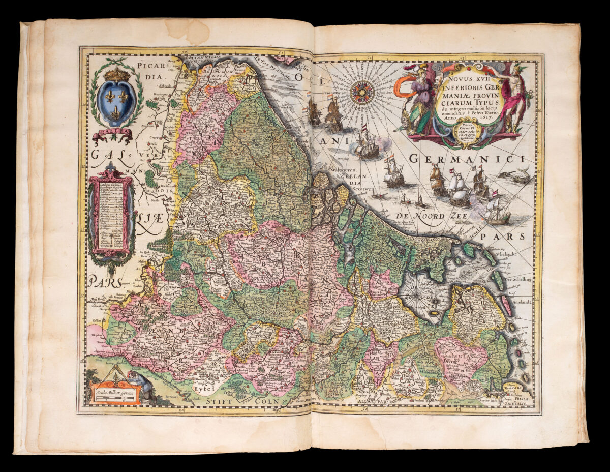 KAERIUS, Petrus [Pieter van den Keere] and Petrus MONTANUS. Germania Inferior