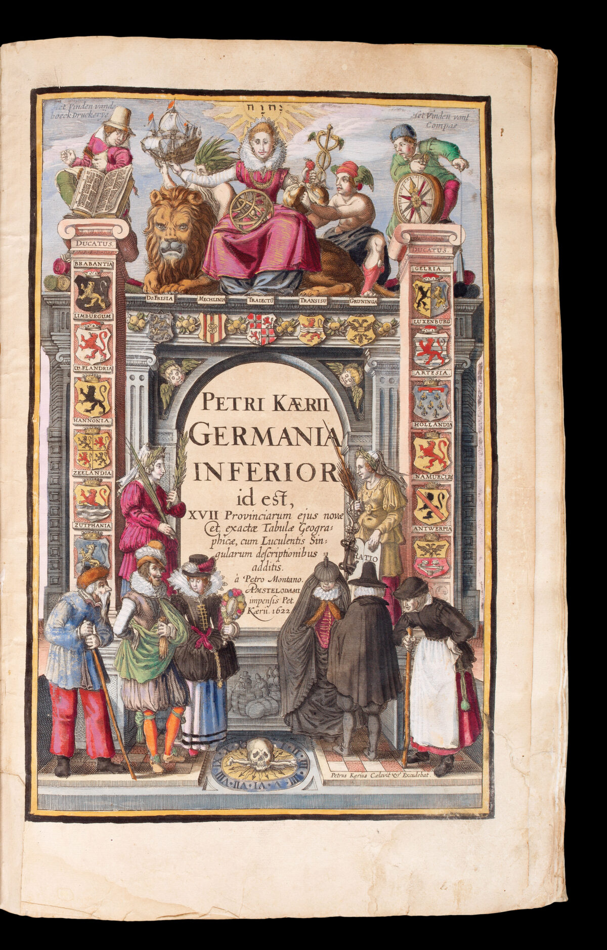 KAERIUS, Petrus [Pieter van den Keere] and Petrus MONTANUS. Germania Inferior