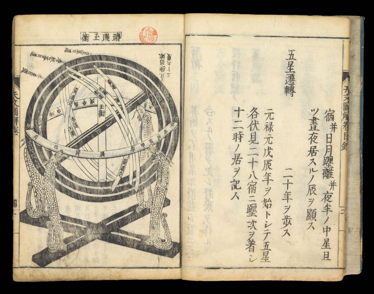 IGUCHI, Johan. Tenmon Zukai. [trans.: Illustrated Explanation of Astronomy].