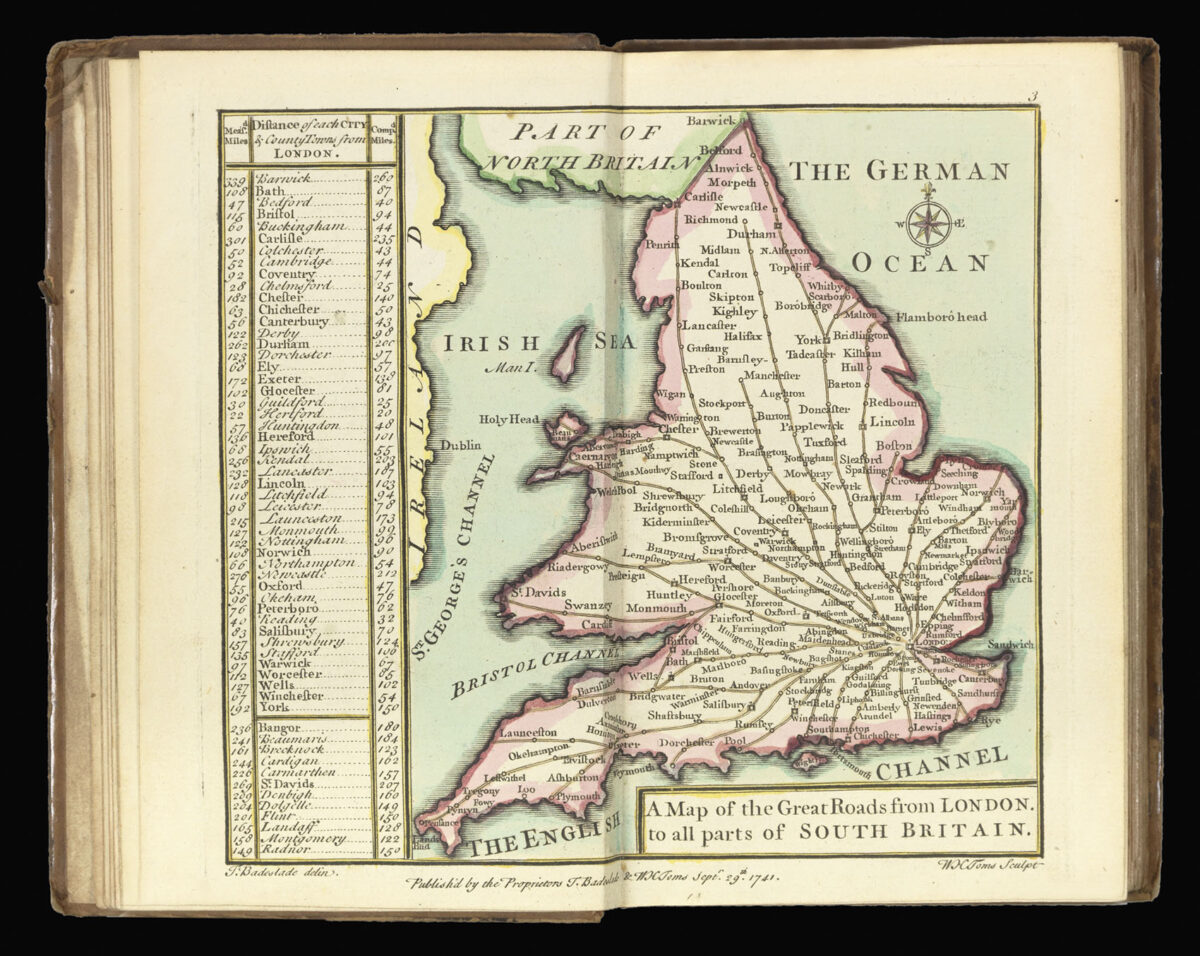 BADESLADE, Thomas [and] TOMS, William Henry Chorographia Britanniae,