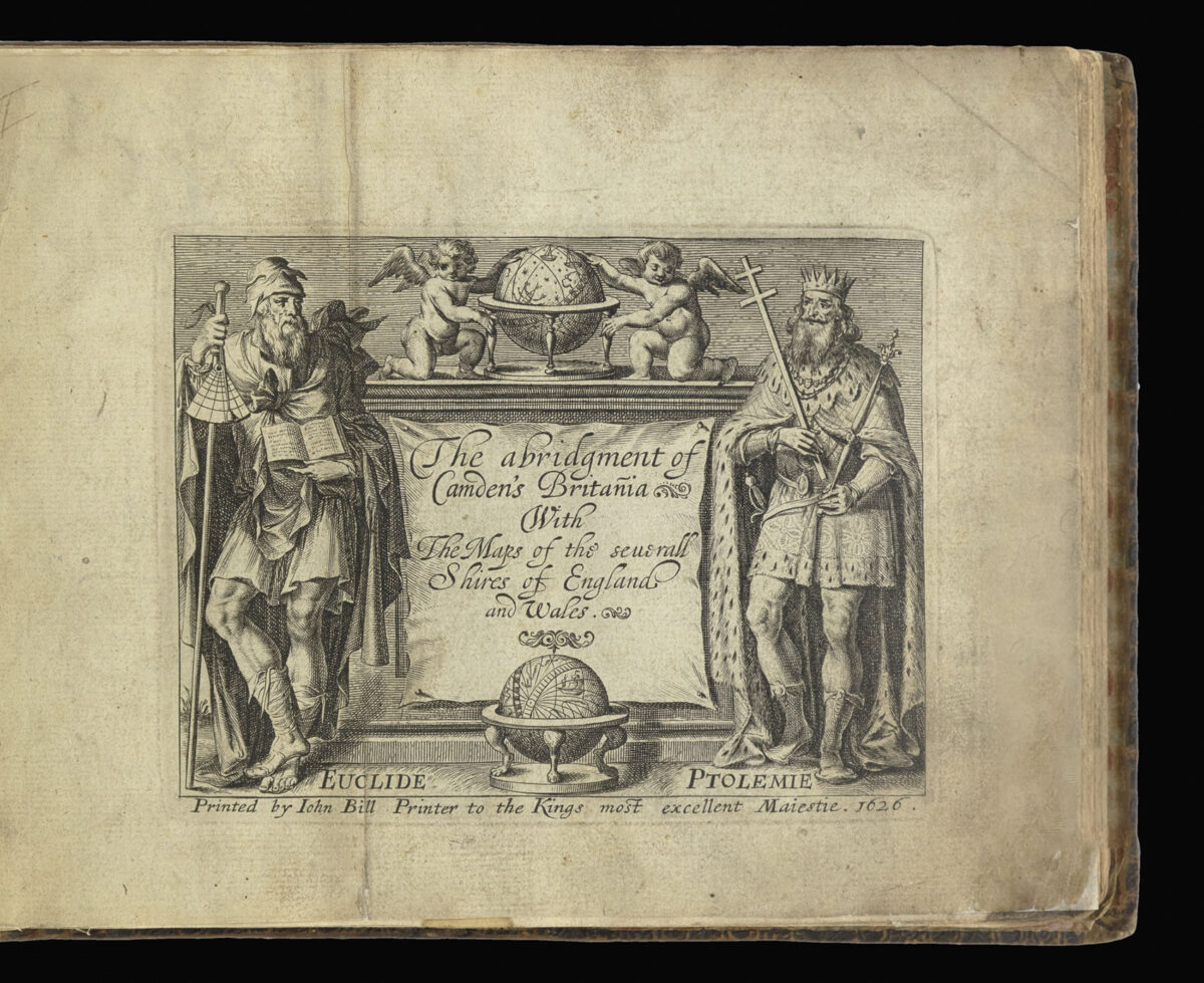 CAMDEN, William and John BILL The Abridgment of Camden's Britannia with the Maps of the severall Shires of England and Wales