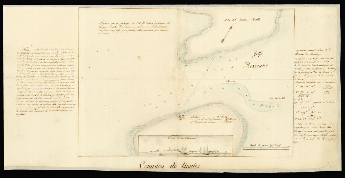 BERLANDIER, Jean Louis. [Four untitled manuscript regional maps of Texas.]