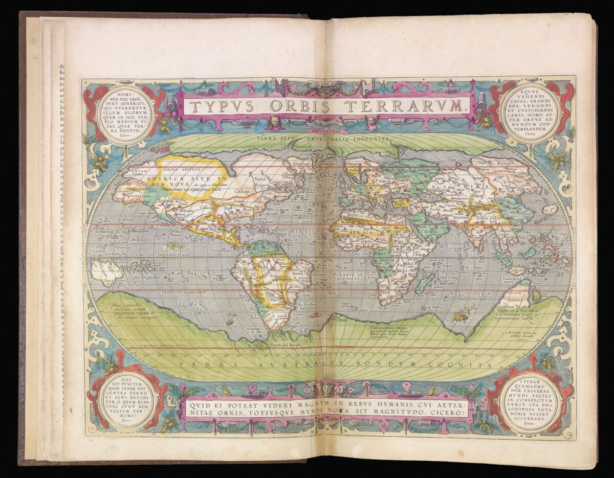 ORTELIUS, Abraham Theatrum Orbis Terrarum. The Theatre of the Whole World: Set Fourth by That Excellent Geographer Abraham Ortelius.