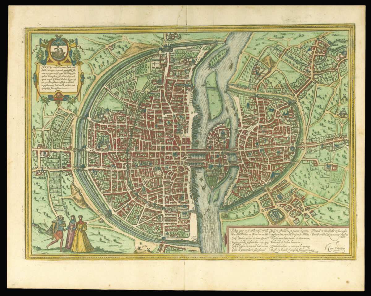 BRAUN, Georg and HOGENBERG, Franz Lutetia, Vulgari Nomine Paris, Urbs Galliae Maxima...