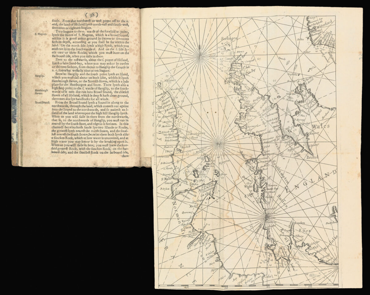 JENNER, Thomas A Description & Plat of the Sea-Coasts of England.