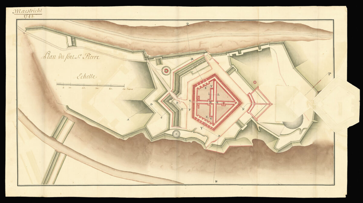 [French school] Plan du Fort St Pierre