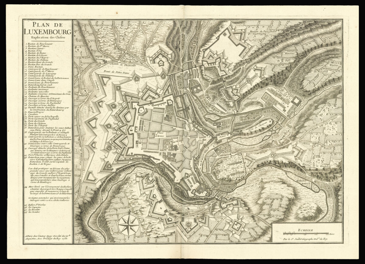 JAILLOT, Hubert Plan de Luxembourg.