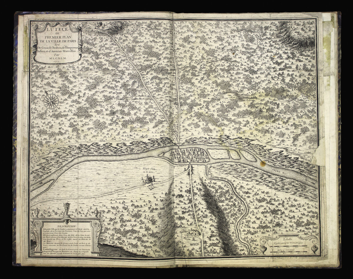 COQUART, Antoine, and, FER, Nicolas de [Series of eight plans of Paris].