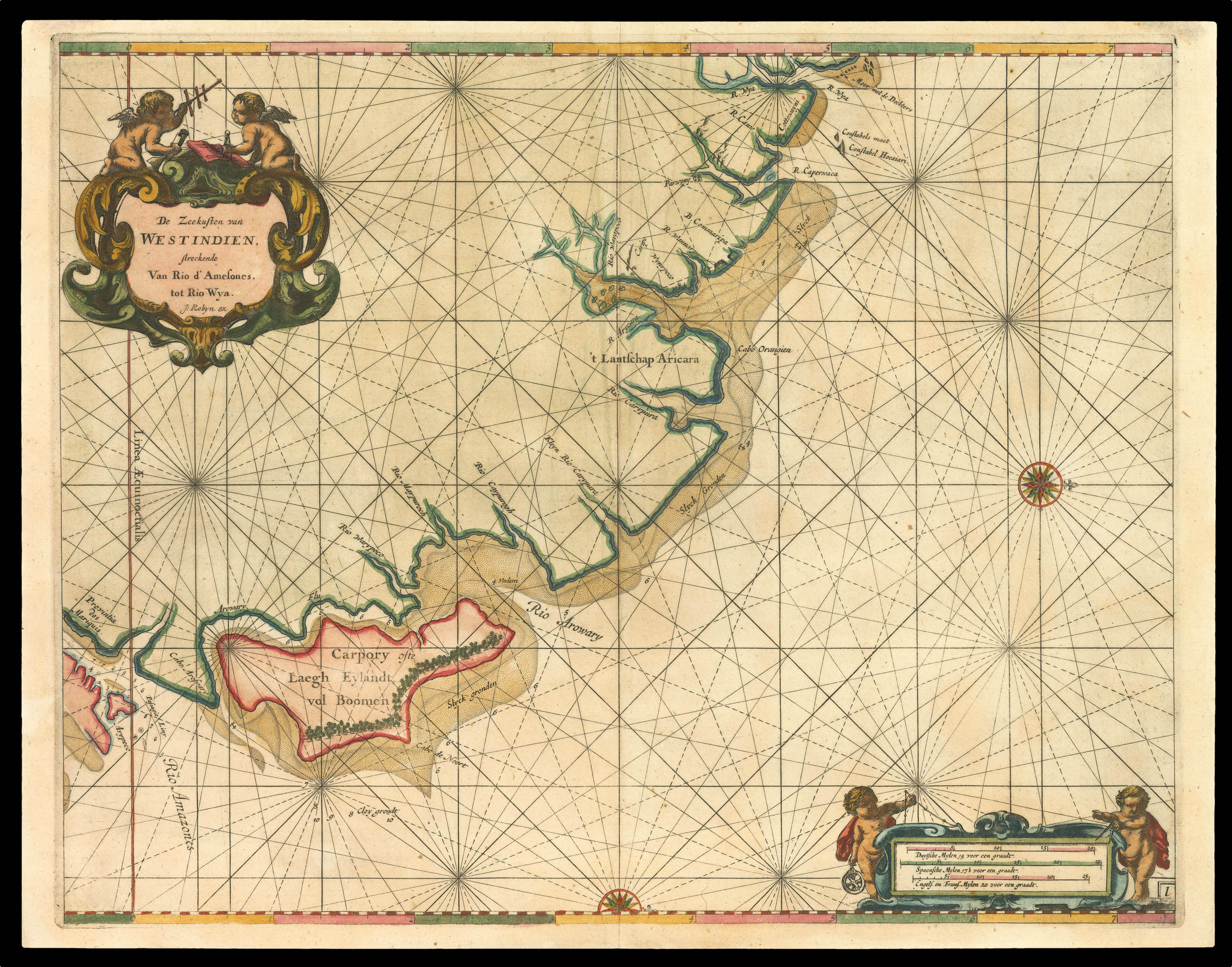 ROGGEVEEN, Arent De Zeekusten van Westindien