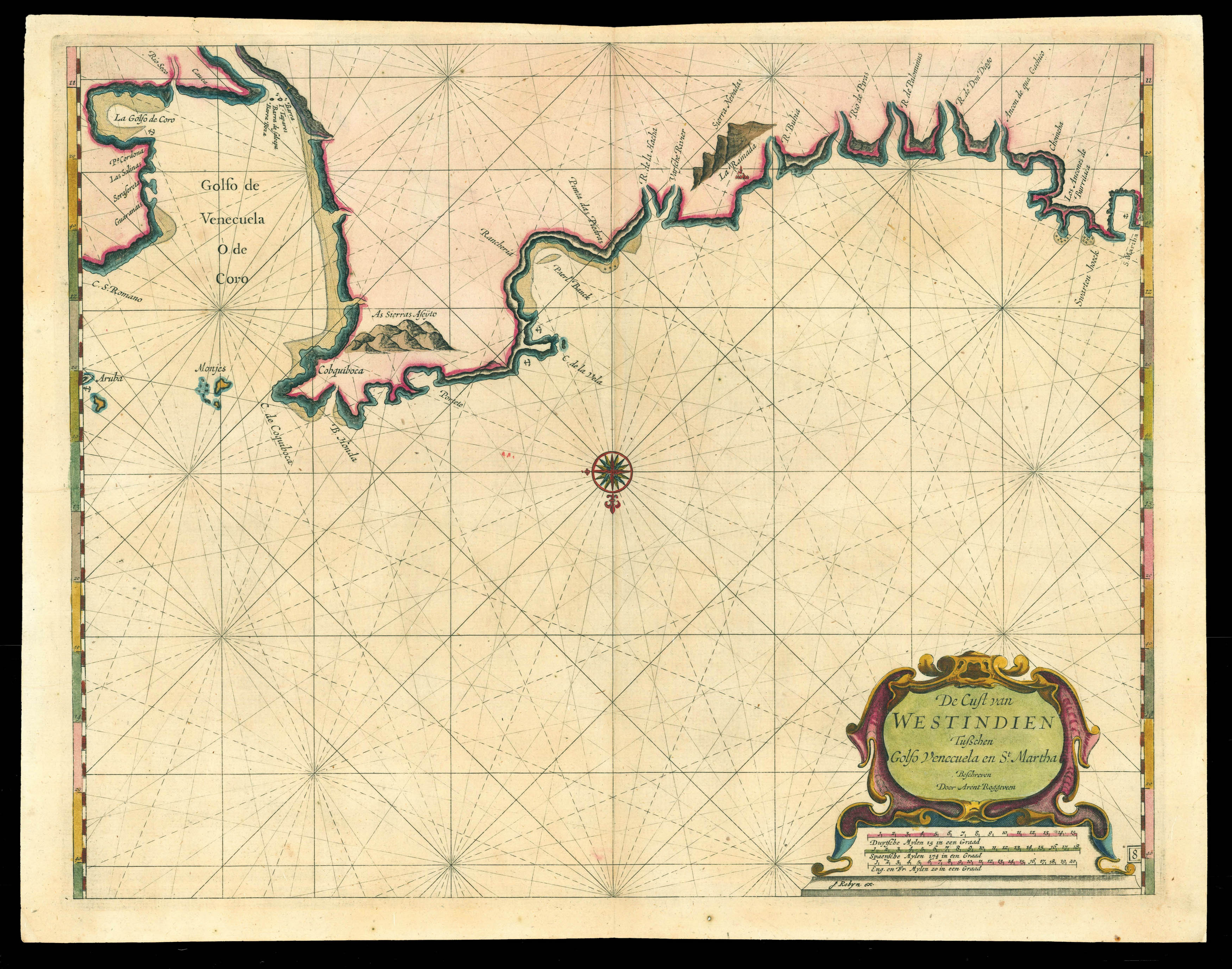 ROGGEVEEN, Arent De Cust van Westindien… Venecuela en St Martha