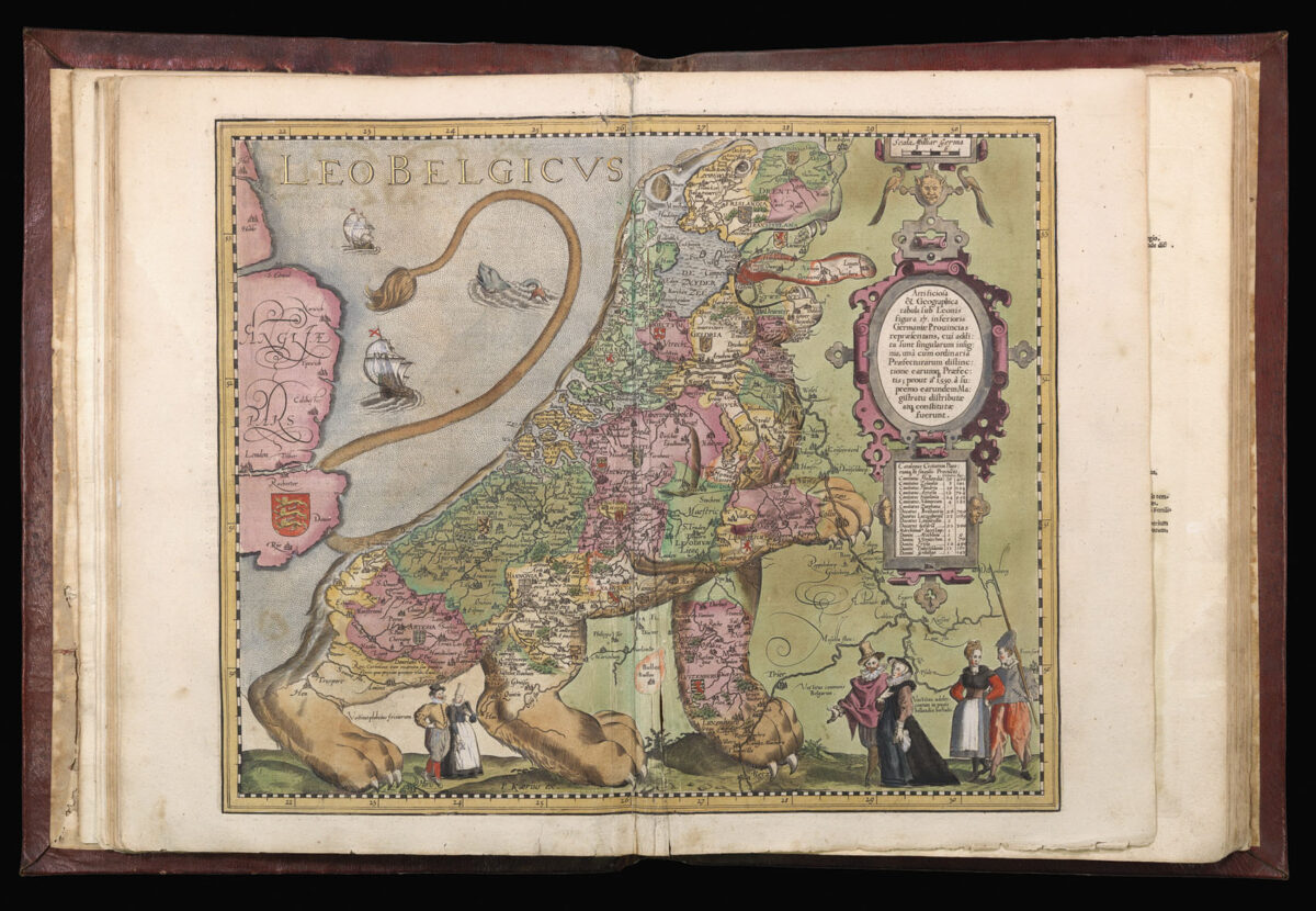 KAERIUS, Petrus [Pieter van den Keere] and Petrus MONTANUS. Germania Inferior