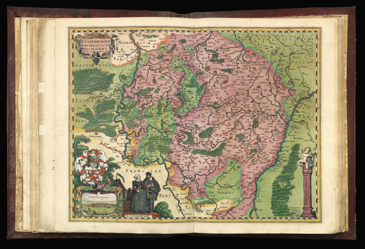KAERIUS, Petrus [Pieter van den Keere] and Petrus MONTANUS. Germania Inferior