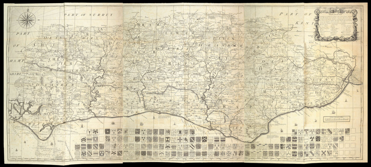 BUDGEN, Richard An Actual Survey of the County of Sussex