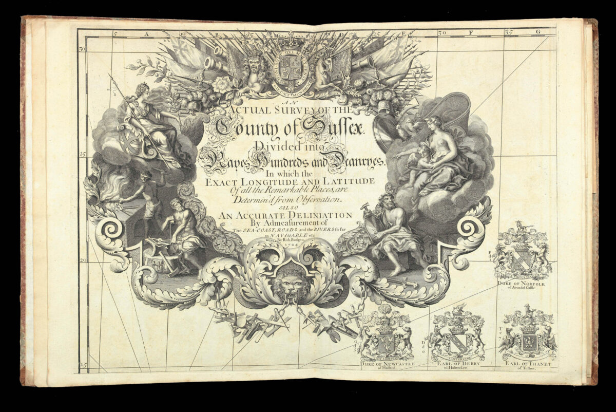 BUDGEN, Richard An Actual Survey of the County of Sussex