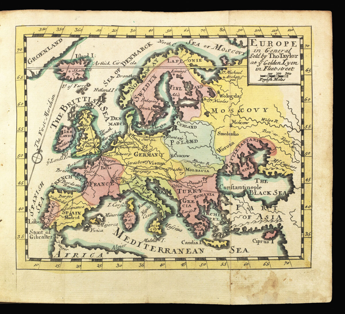 TAYLOR, Thomas The Gentleman's Pocket Companion... [and] Three Dialogues in six European Languages...