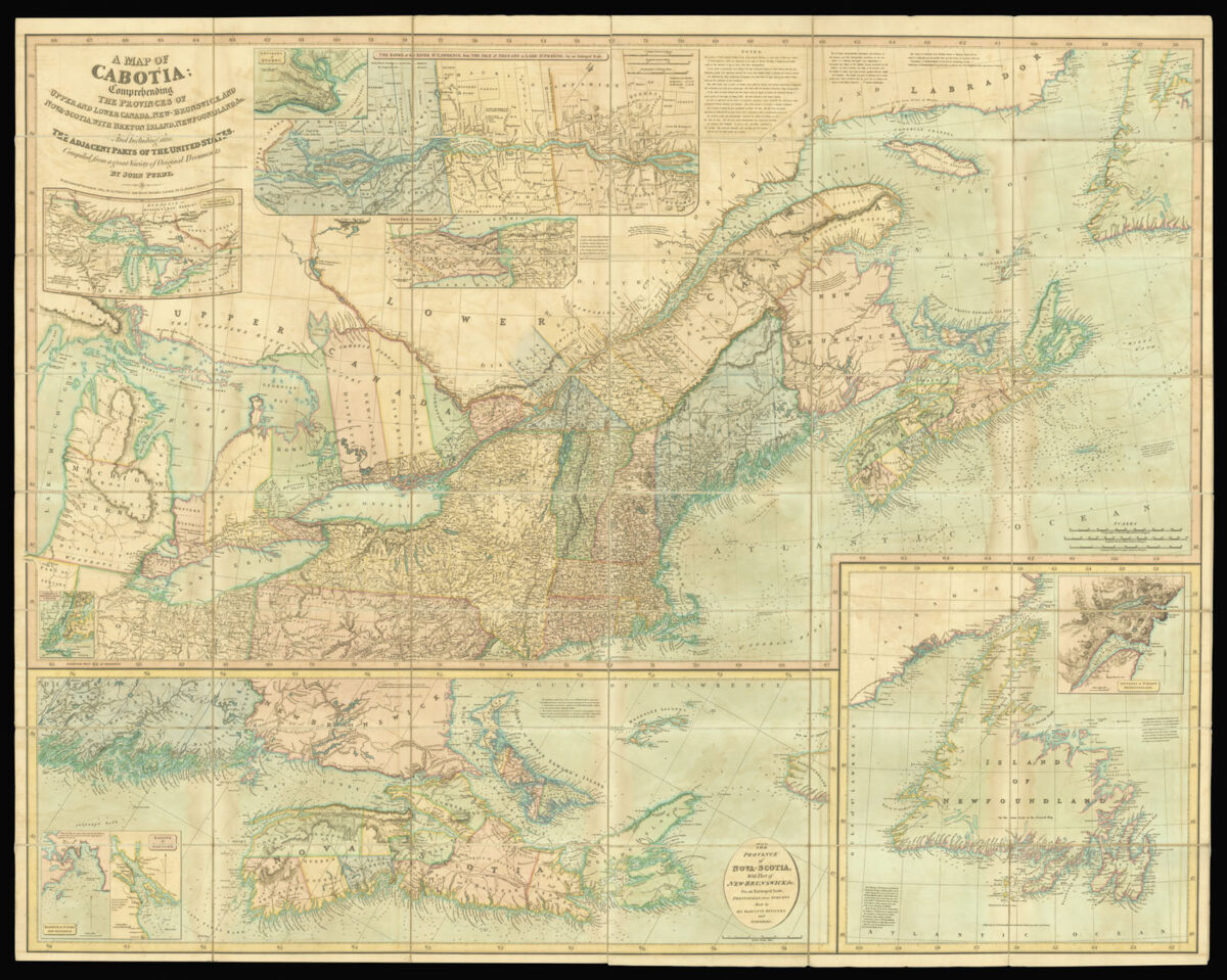 PURDY, John A MAP OF CABOTIA;