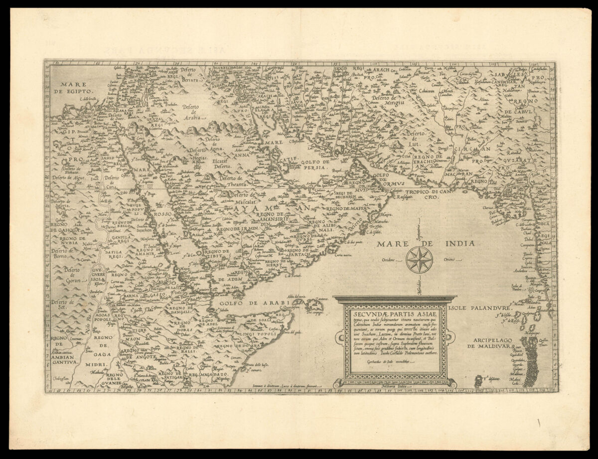 JODE, Cornelis de Secunda Partis Asiae.