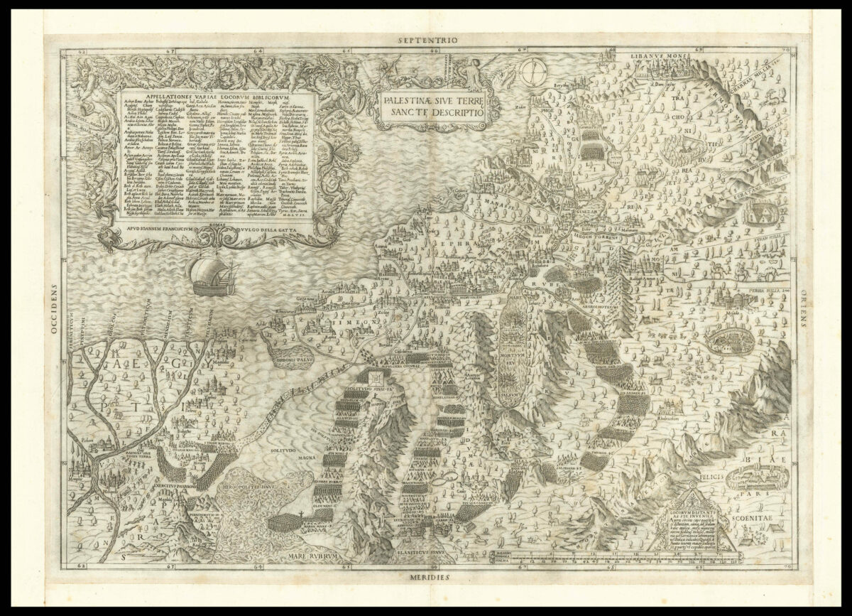 FRANCISCUS DELLA GATTA, Johannes Palestinae sive Terre Sancte descriptio... MDLVII.
