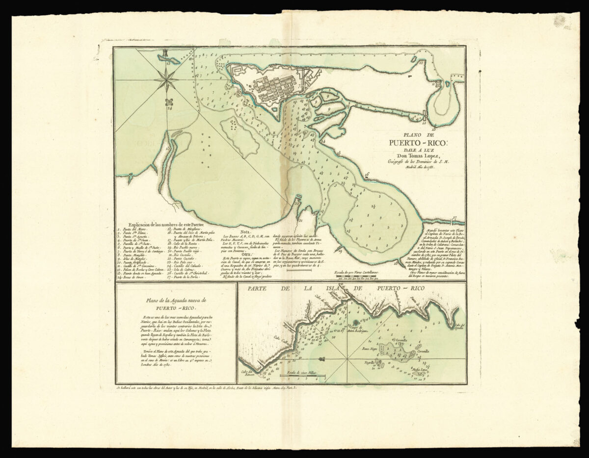 LOPEZ, Tomas Plano de Puerto-Rico