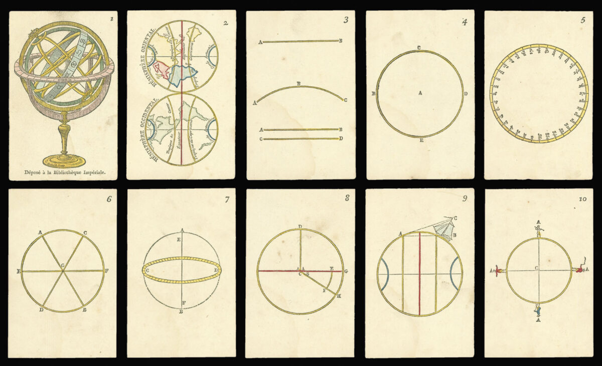 PÂRIS (Louis-Michel) Cartes elementaires d'astronomie et de Geographie, par M. l'Abbé.