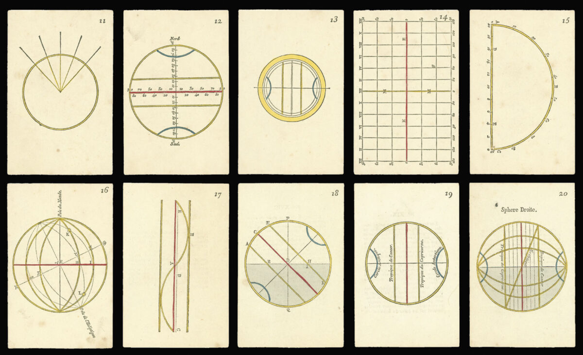 PÂRIS (Louis-Michel) Cartes elementaires d'astronomie et de Geographie, par M. l'Abbé.