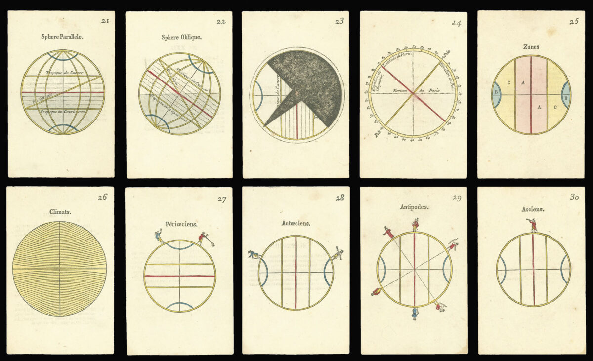 PÂRIS (Louis-Michel) Cartes elementaires d'astronomie et de Geographie, par M. l'Abbé.