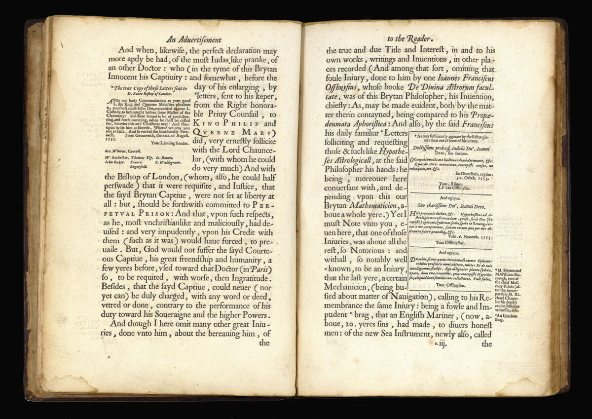 [DEE, John (1527-1608)]. General and Rare Memorials Pertayning to the Perfect Arte of Navigation.