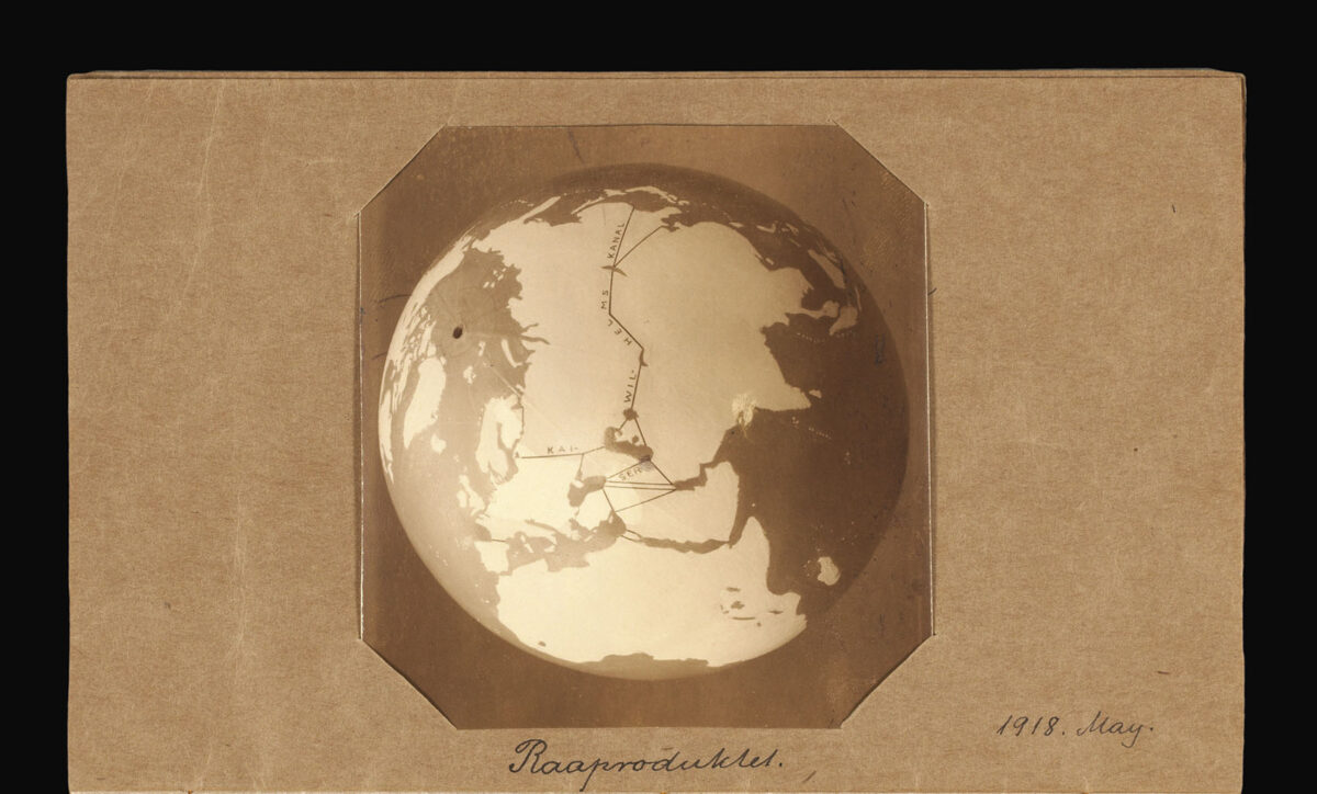 BRUN, Emmy Ingeborg Mars efter Lowell's Glober 1894-1914.