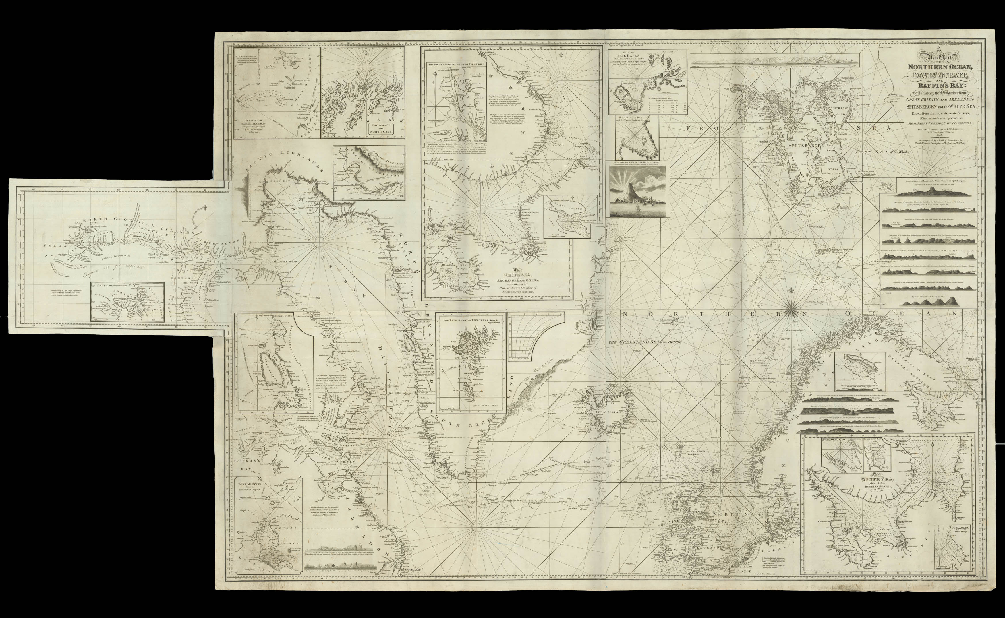 PURDY, John A New Chart of the Northern Ocean, Davis' Strait, and Baffin's Bay: