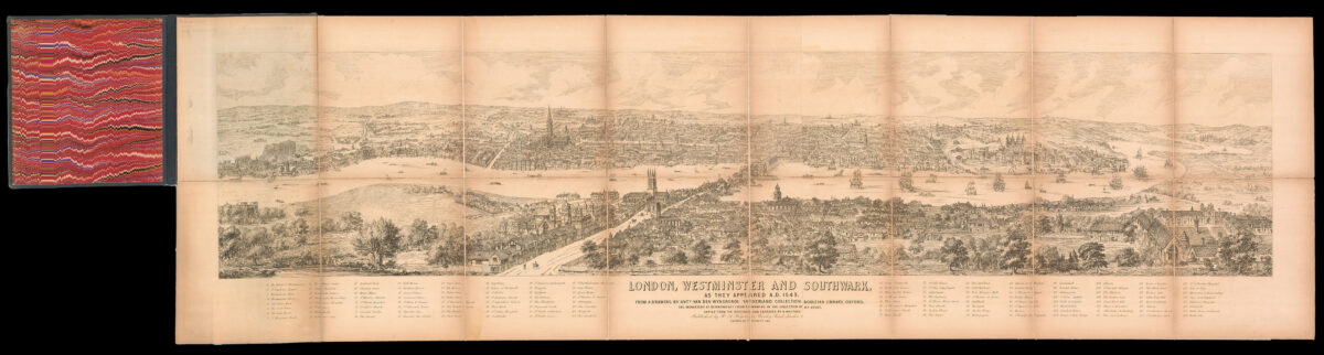 WHITTOCK, Nathaniel after WYNGRERDE, Antony van den London, Westminster and Southwark as they appeared A.D. 1543.