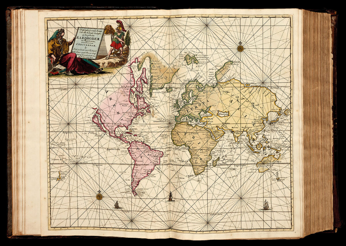 KEULEN, Gerard van De Groote Nieuwe Vermeerderde Zee-Atlas ofte Water-Waerld.