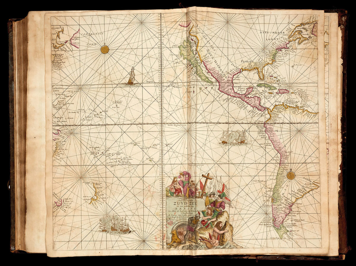 KEULEN, Gerard van De Groote Nieuwe Vermeerderde Zee-Atlas ofte Water-Waerld.