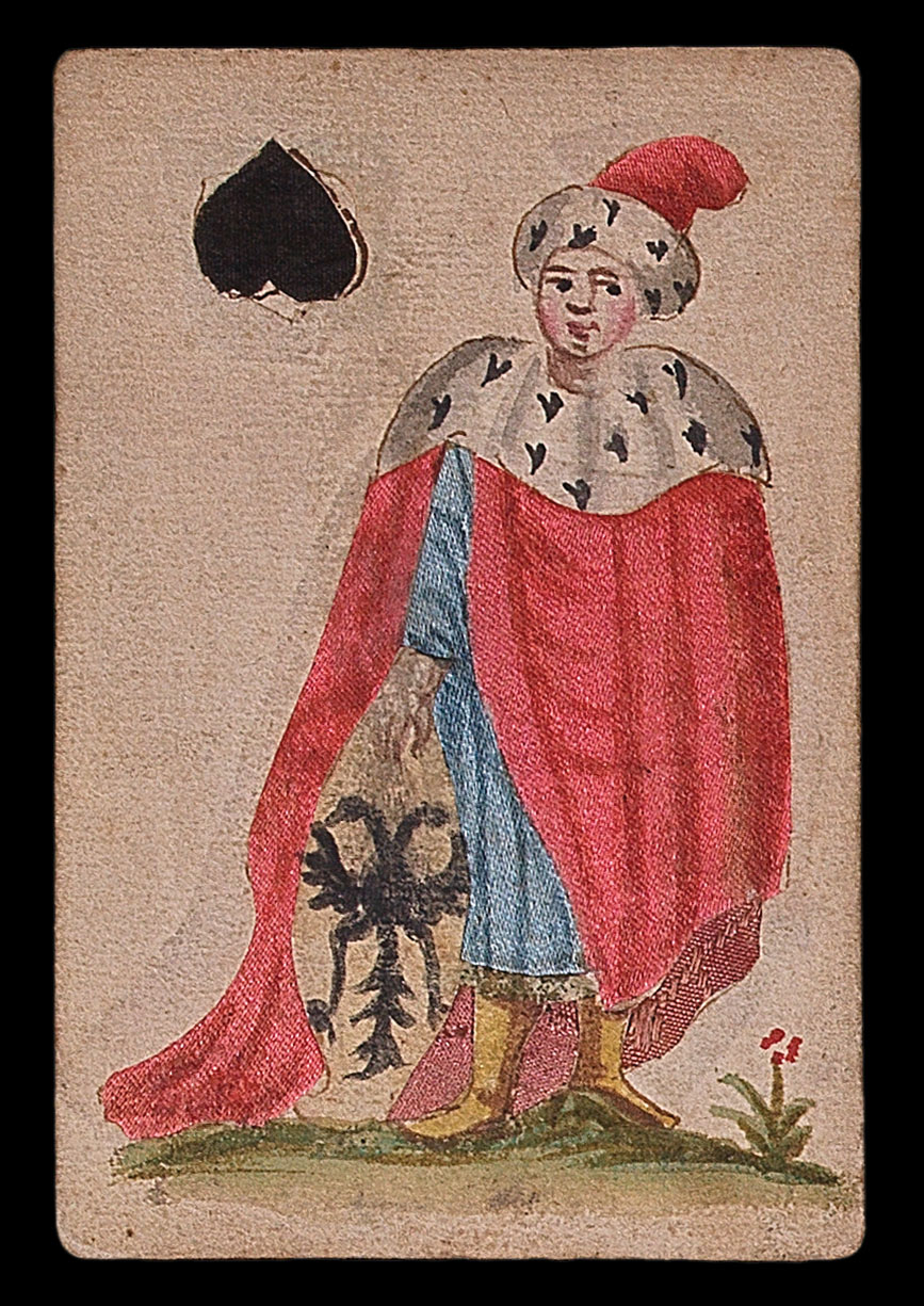A luxury silk and brocade deck