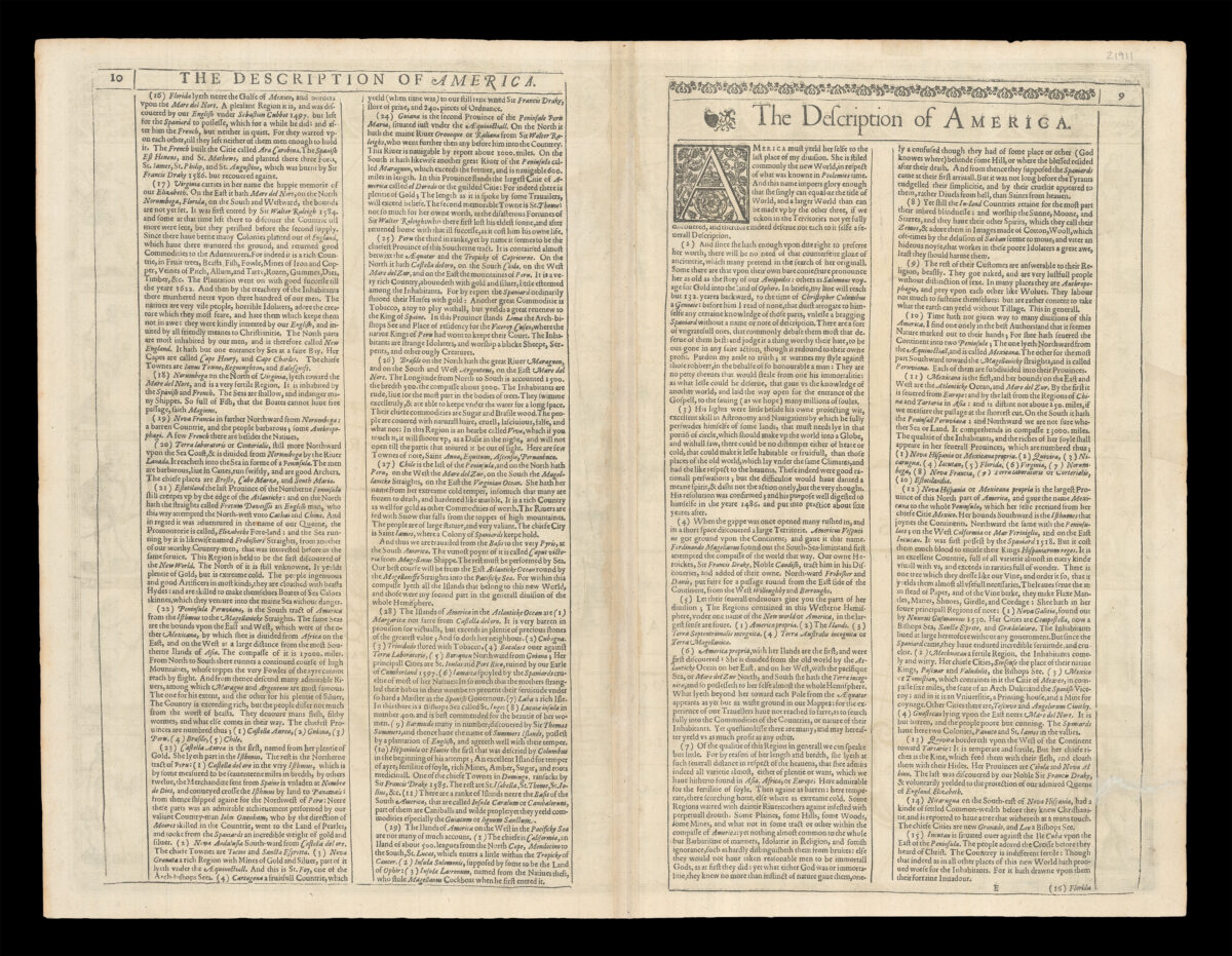 "The first [map] published in an atlas to depict California as an island, and an accurate east coast of North America" (Burden) - Image 2