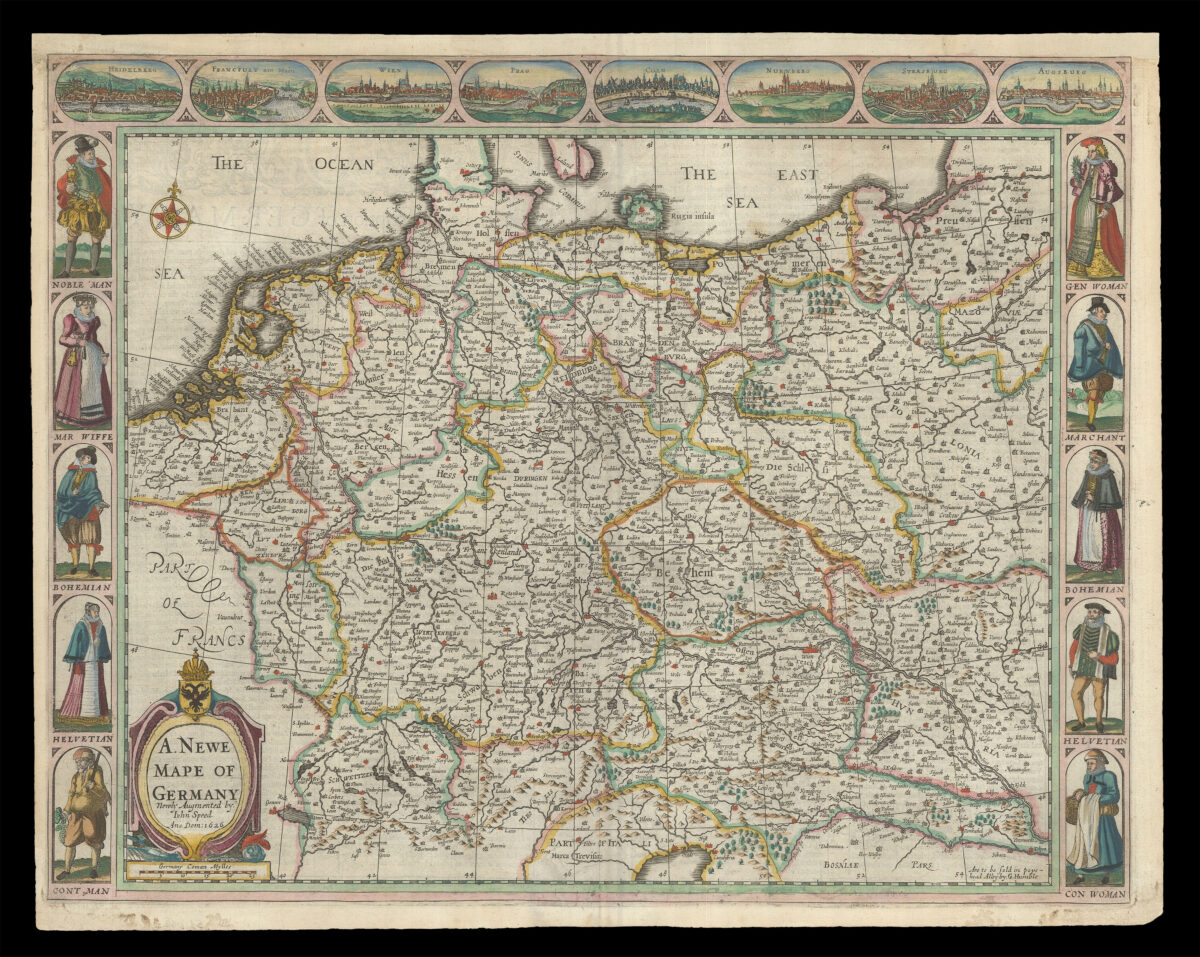 Speed's map of Germany