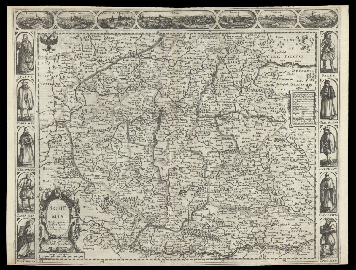 Speed's map of Bohemia