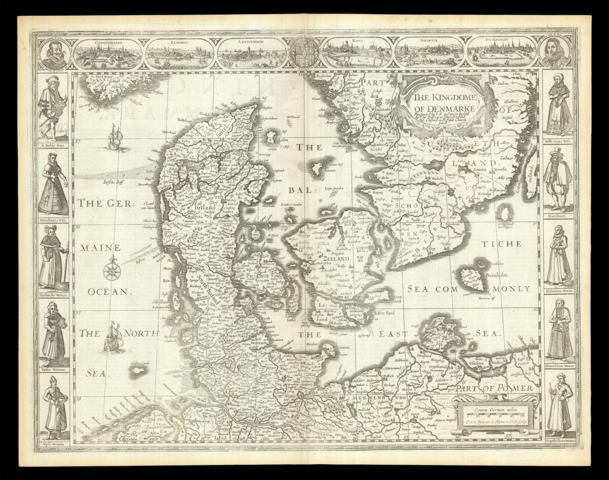 Speed's map of Denmark