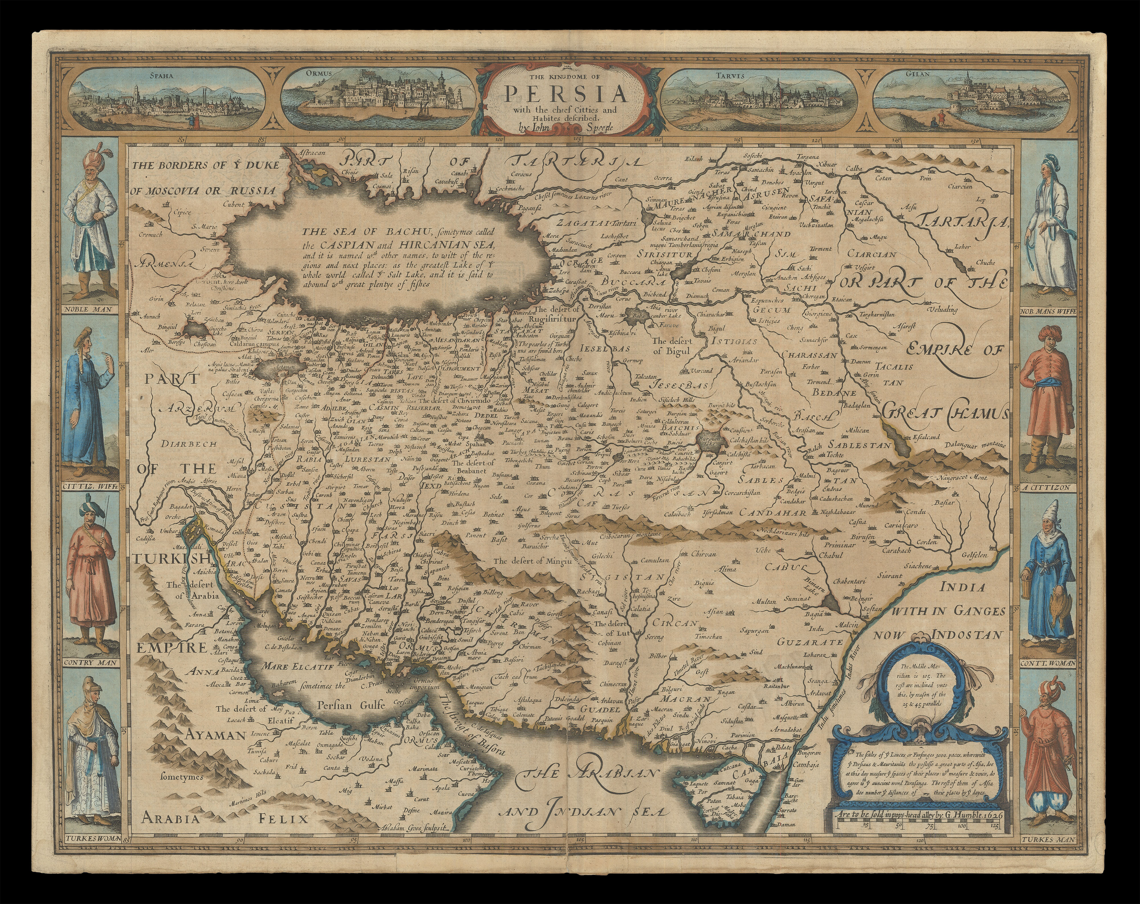 Speed's map of Persia