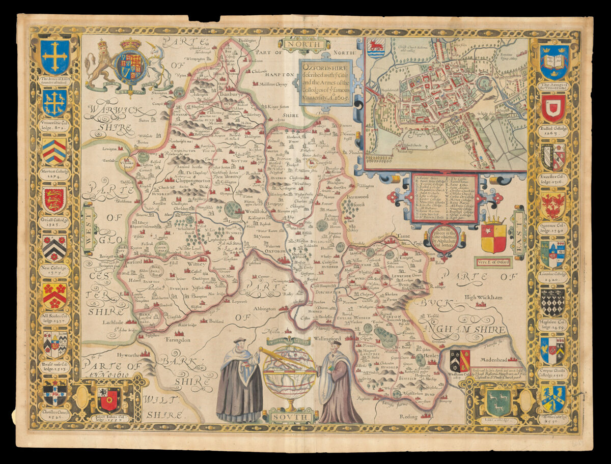 Speed's map of Oxfordshire