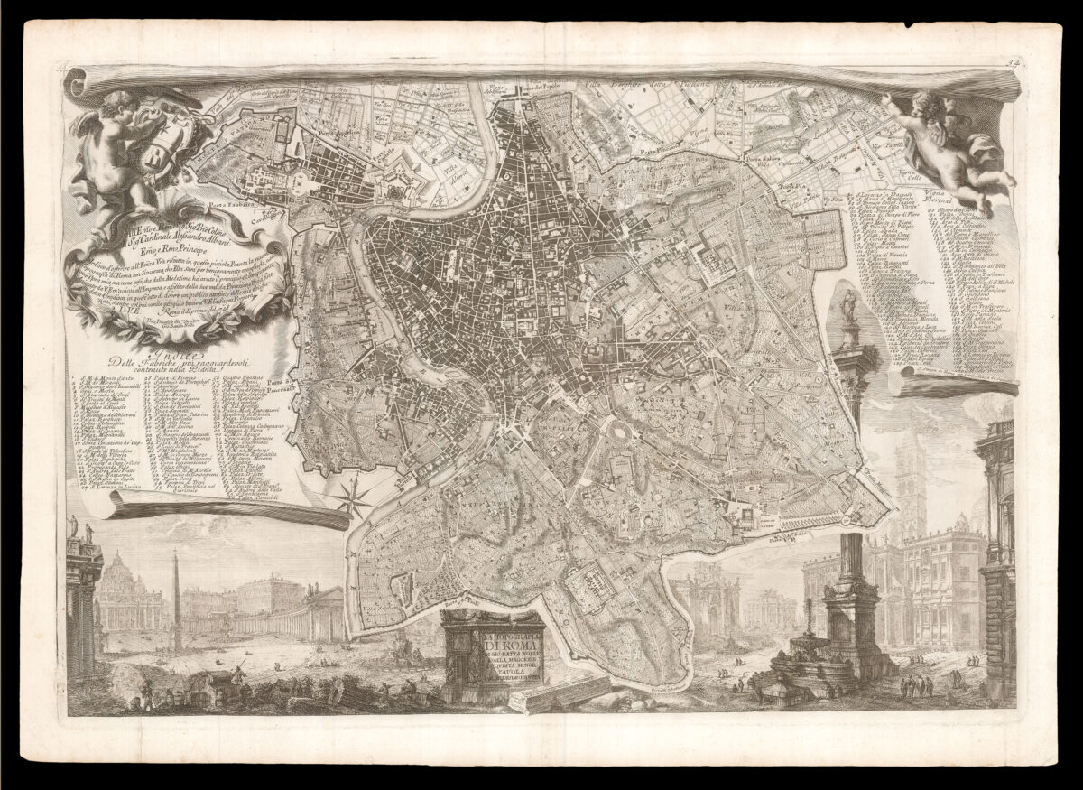 NOLLI, Giovanni Battista La Topografia di Roma