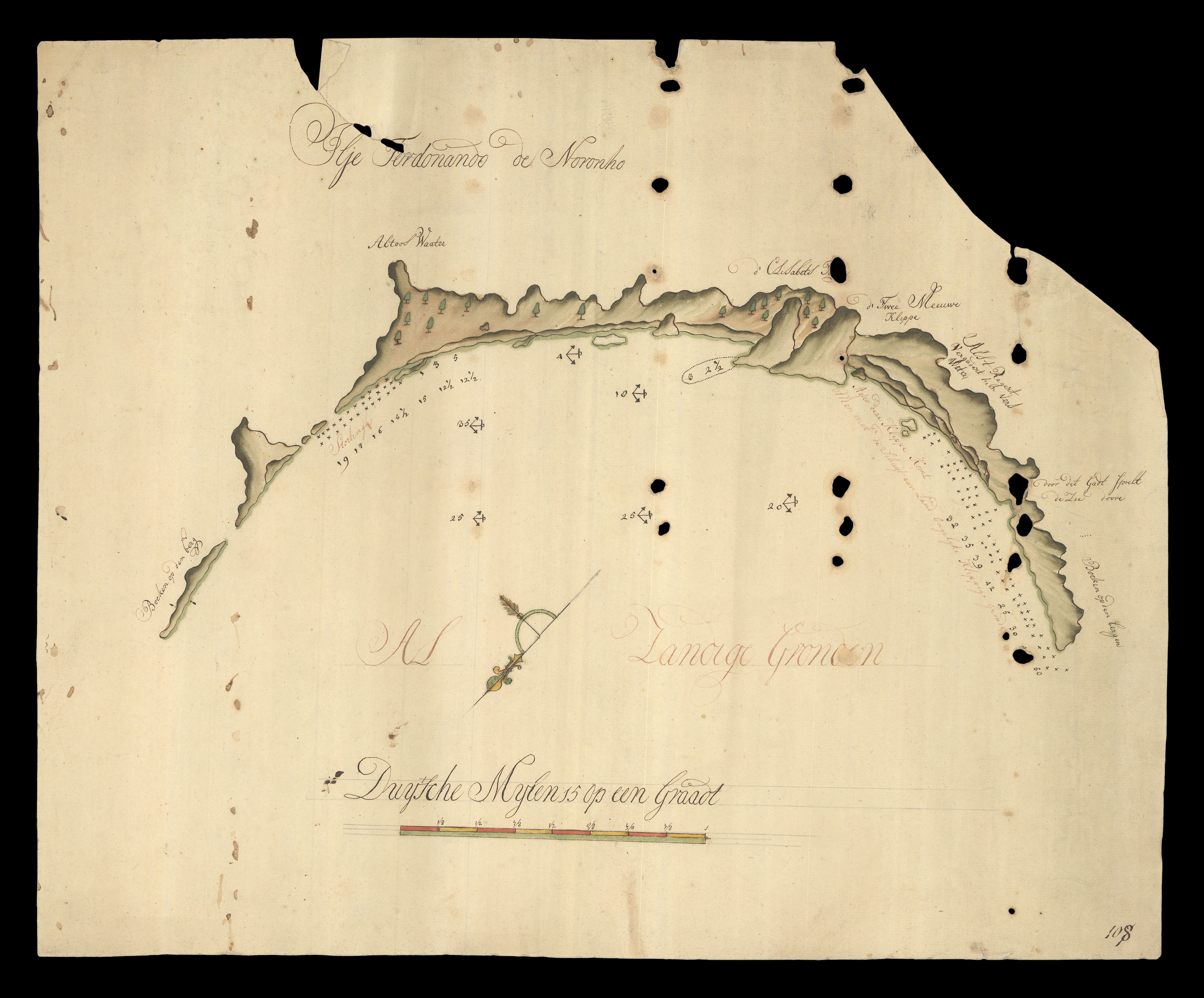 [WIC - Geoctrooieerde Westindische Compagnie] Ilje Ferdonando [sic] de Noronho.